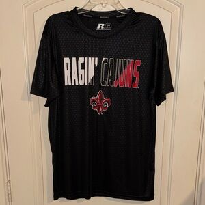 Russell Athletic Ragin Cajuns Performance Quick Dry Tee - Large 42-44 NWOT